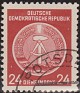 Germany 1954 Coat Of Arms 24 DM Red Scott  O9